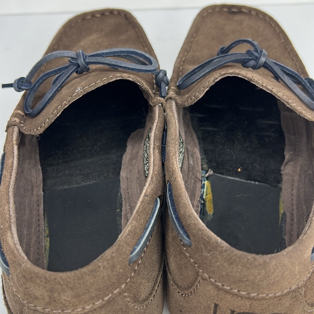 Authentic UGG Australia Chester Slip On Loafers Slippers Men's Size 10 EEE Brown - Picture 9 of 10